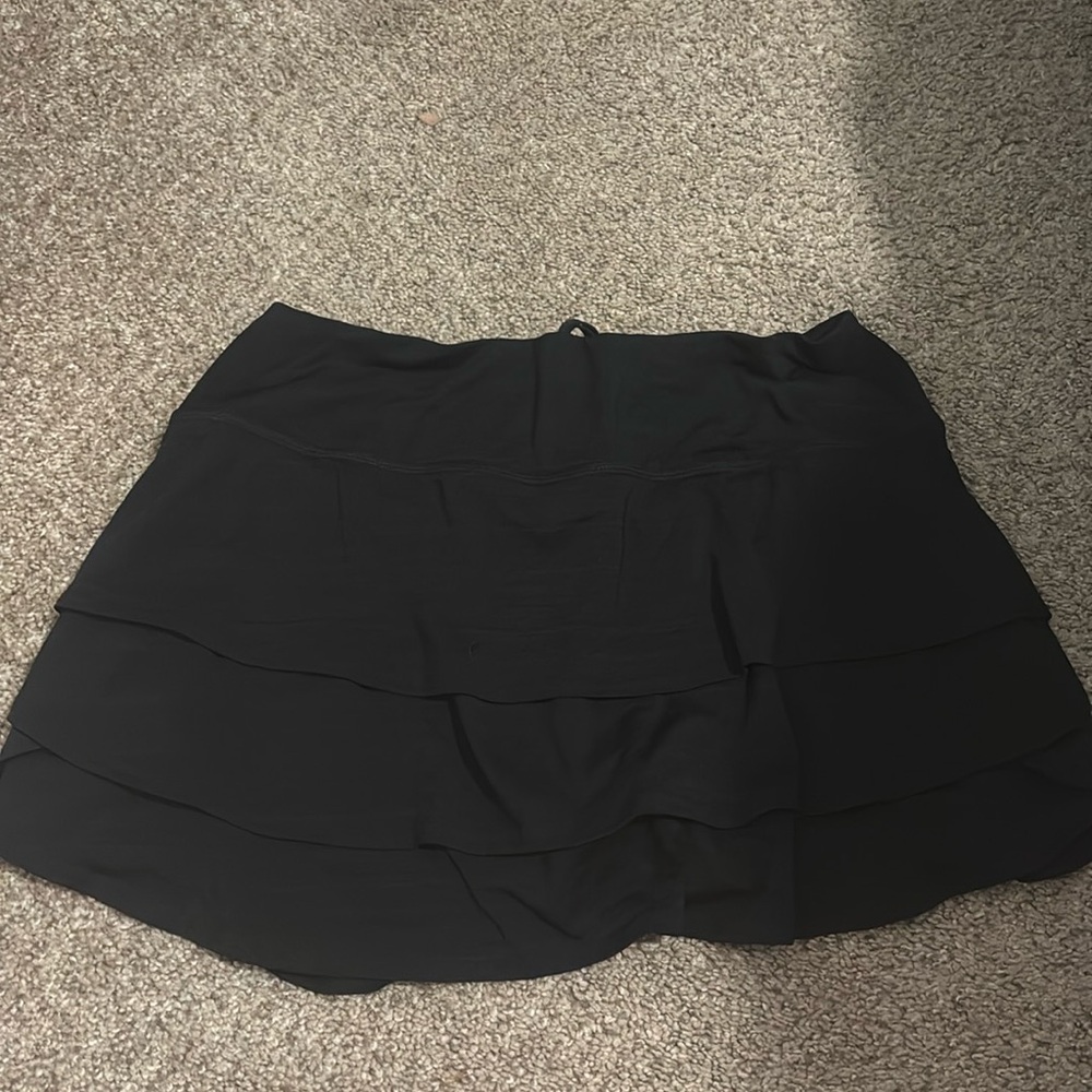 Athleta Tennis Skirt Black with Shorts